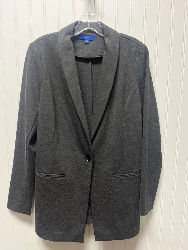 Special Price Blazer By Apt 9 In Grey, Size: M