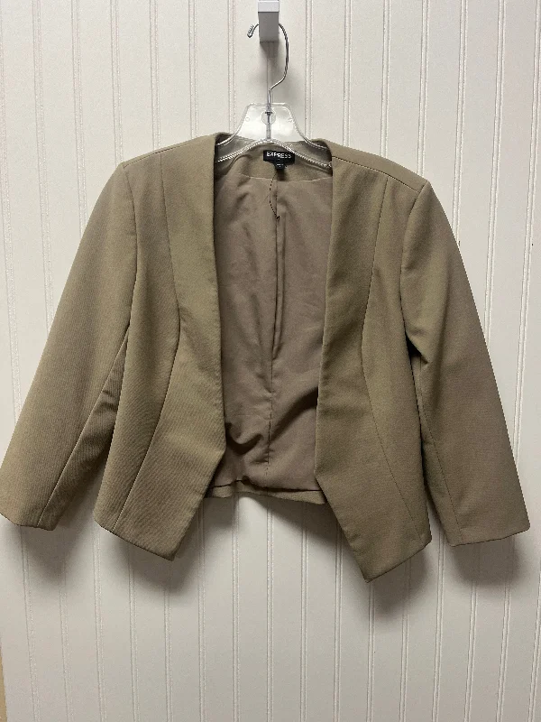 Don't Miss Blazer By Express In Taupe, Size: S