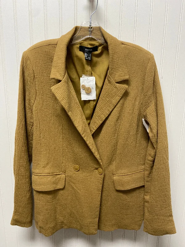 Instant Discount Blazer By Forever 21 In Tan, Size: L