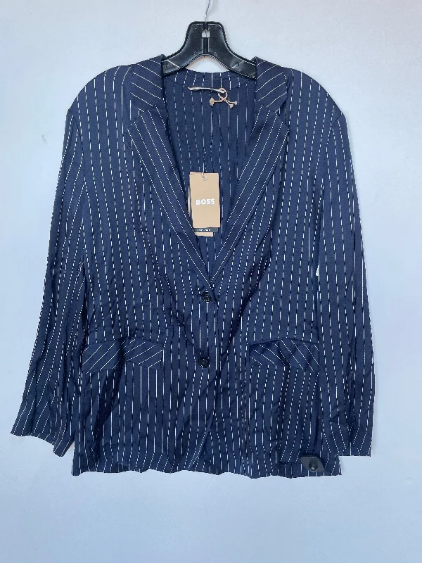 Shop and Save Blazer By Hugo Boss In Striped Pattern, Size: Lp