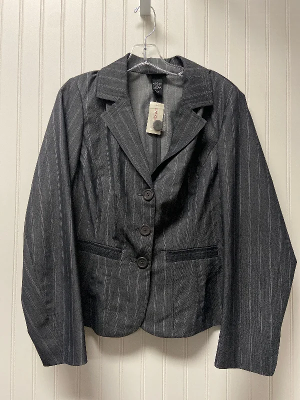 Super Sale Blazer By Lane Bryant In Striped Pattern, Size: 14