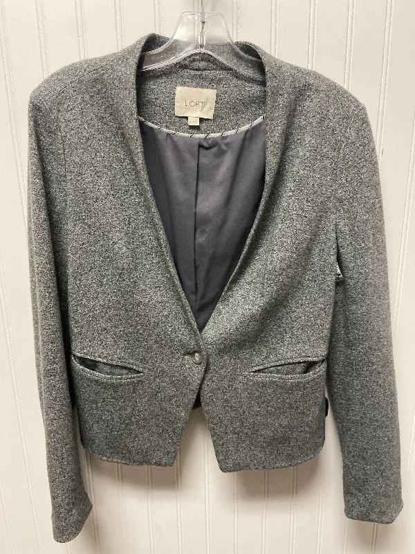 Warehouse Sale Blazer By Loft In Grey, Size: M