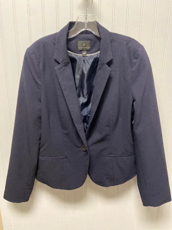 Act Fast Blazer By Worthington In Navy, Size: L