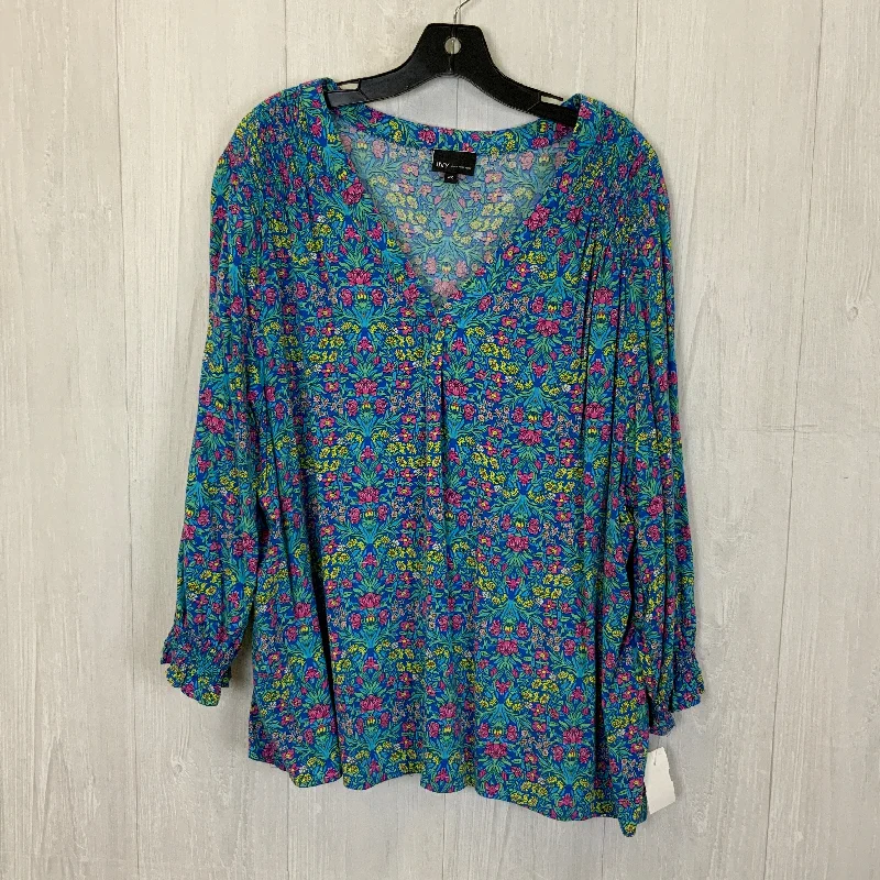 Now or Never Blouse 3/4 Sleeve By Jones New York  Size: 3x