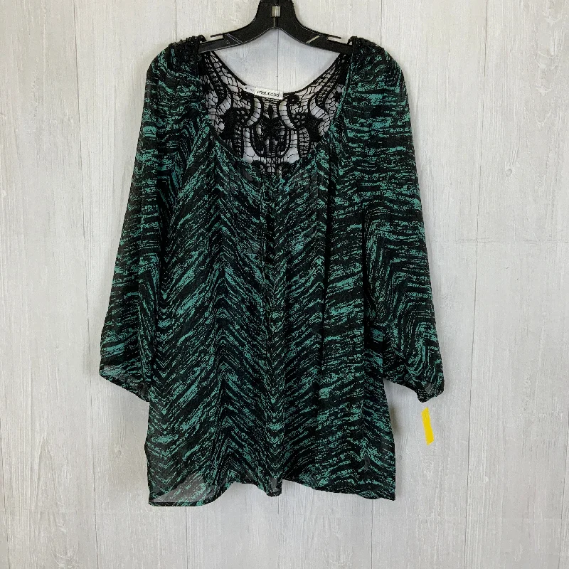 Low Prices Blouse 3/4 Sleeve By Maurices  Size: 4x