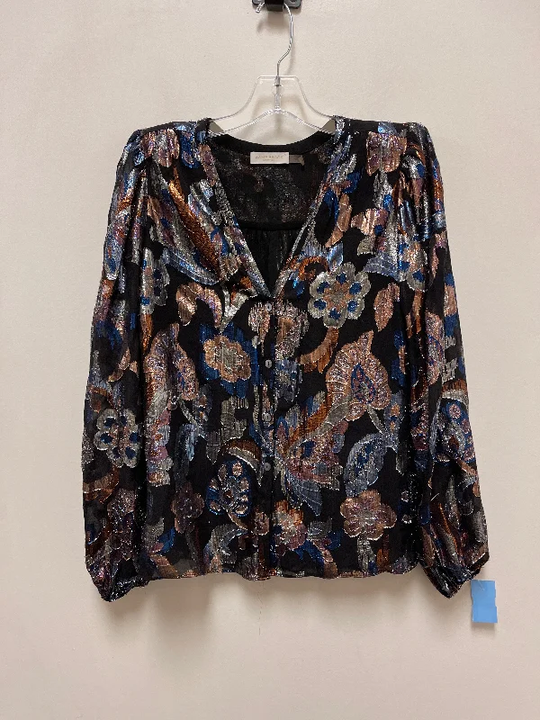Exclusive Access Blouse Long Sleeve By Ramy Brook In Blue, Size: S