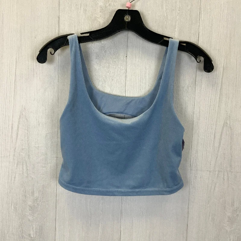 Super Bargain Blue Athletic Bra Athleta, Size S