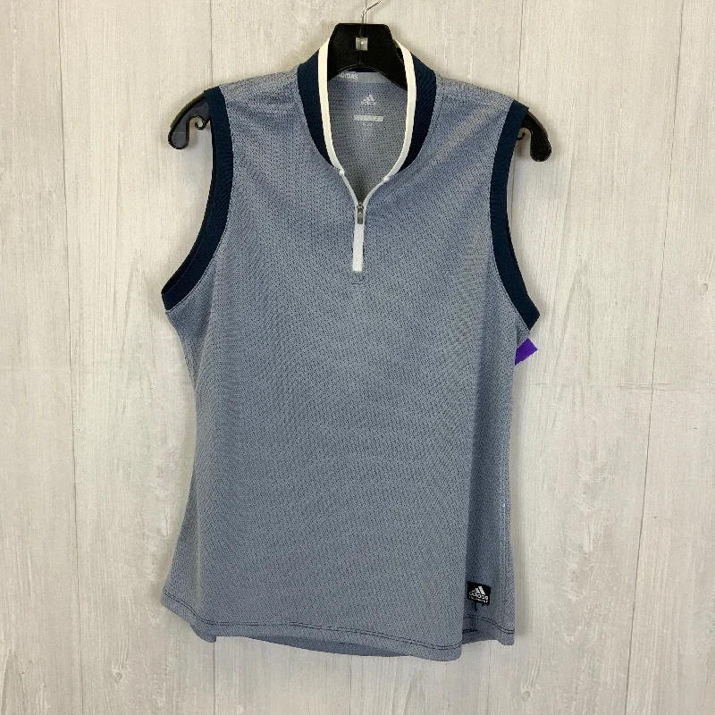 Get It Before It’s Gone Blue Athletic Tank Top Adidas, Size L