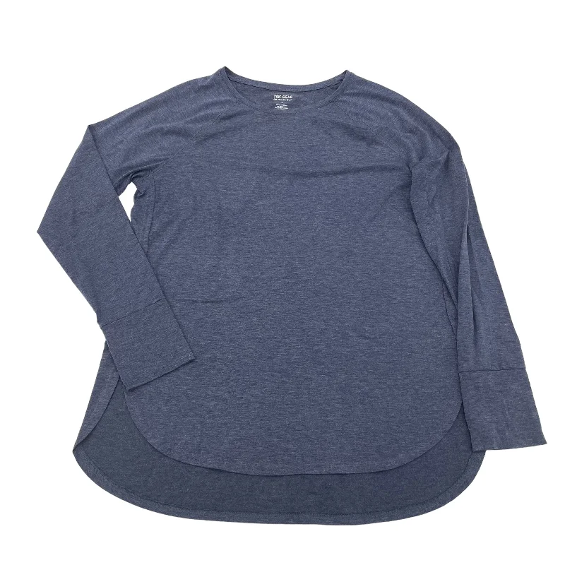 Daily Specials BLUE ATHLETIC TOP LS CREWNECK by TEK GEAR Size:L