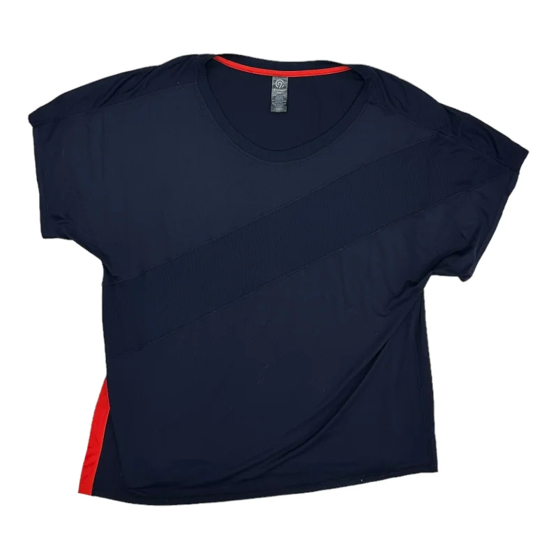 Huge Discounts BLUE ATHLETIC TOP SS by CHAMPION Size:XXL
