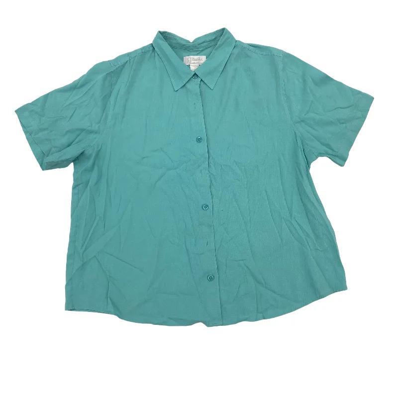 Exclusive Access BLUE & BROWN TOP SS by CJ BANKS Size:1X