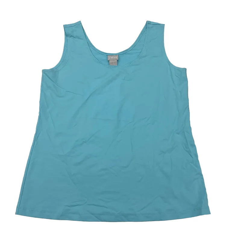 Fantastic Offers BLUE TANK TOP by CHICOS Size:M