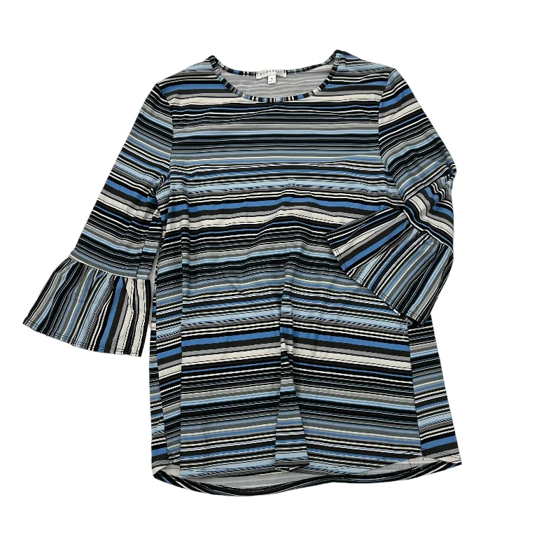 Limited Availability BLUE TOP 3/4 SLEEVE by DOWNEAST Size:M