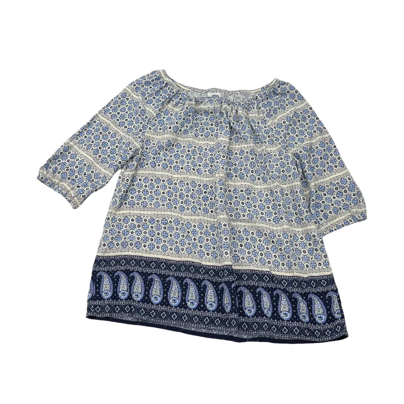 Grand Opening Sale BLUE TOP 3/4 SLEEVE by OLD NAVY Size:2X