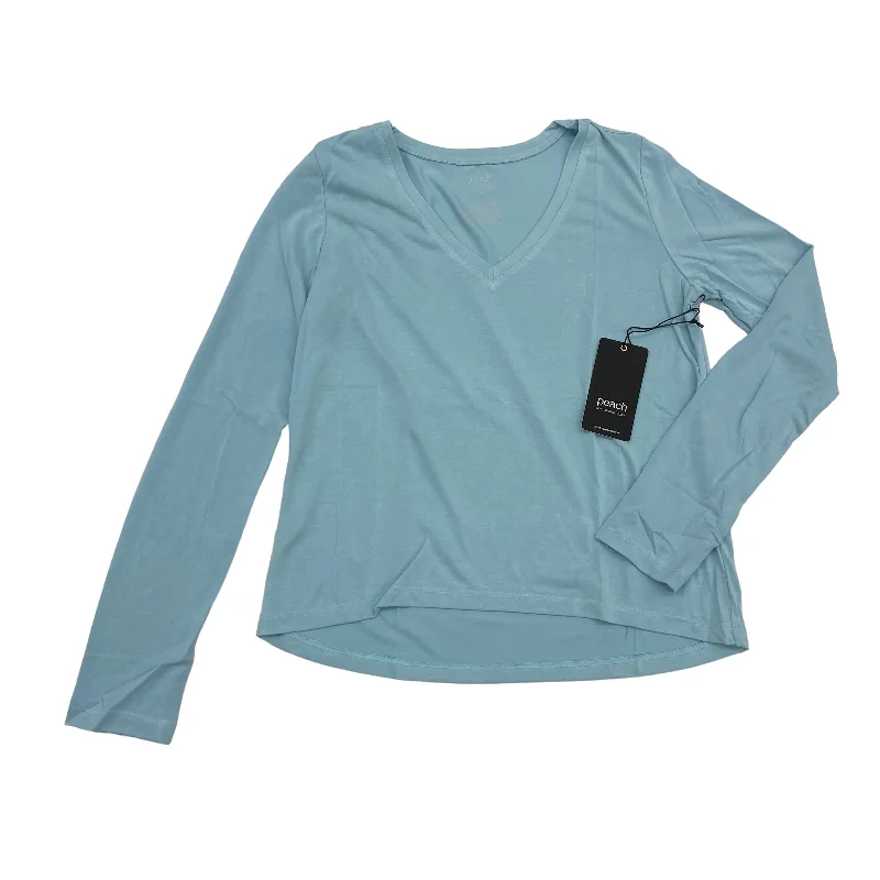 BLUE TOP LS BASIC by PEACH Size:XS