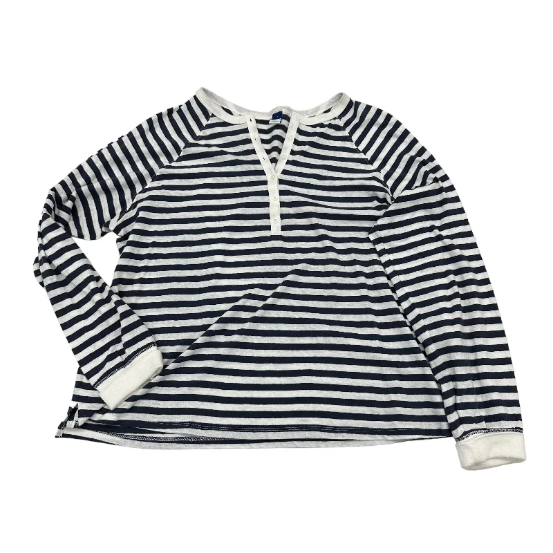 Huge Discounts BLUE & WHITE OLD NAVY TOP LS, Size L