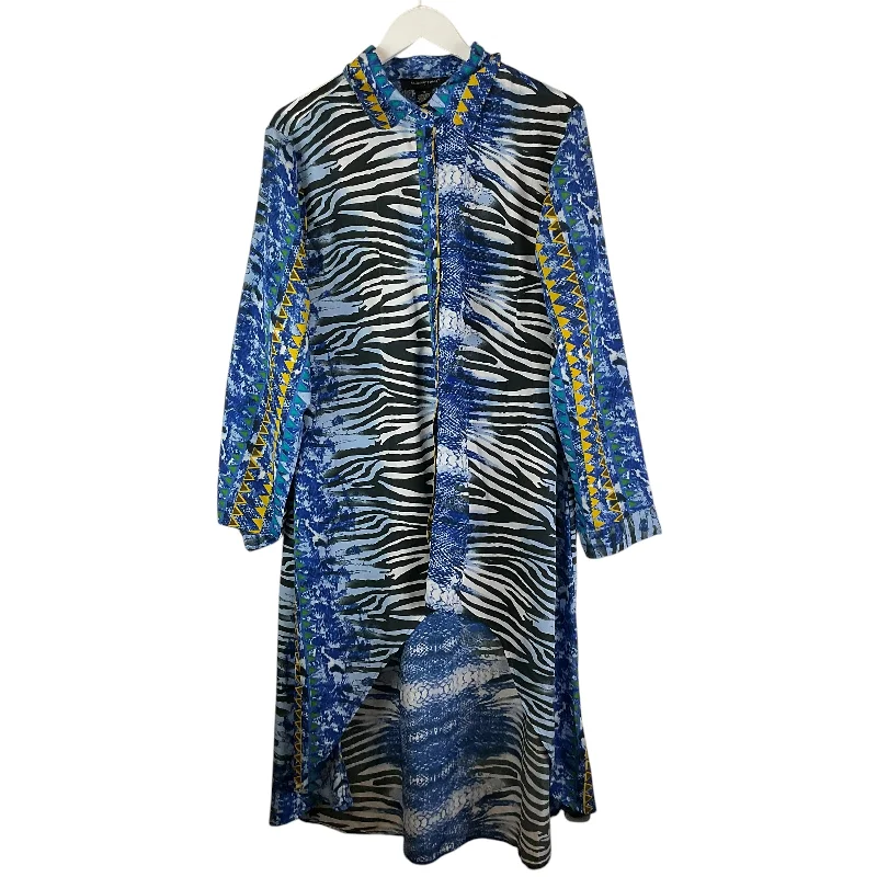 Year-End Sale Cardigan By Ashley Stewart In Blue, Size: 12