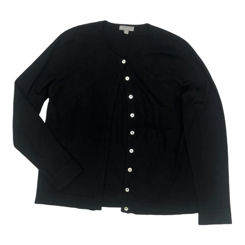 Shop and Save Cardigan By Evolution In Black, Size:M