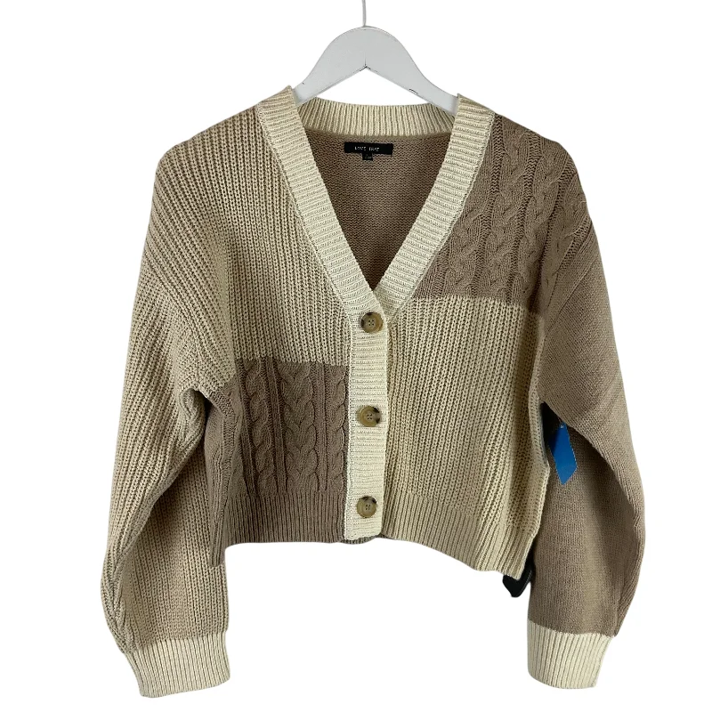 Deal Alert Cardigan By Love Tree In Brown, Size: L