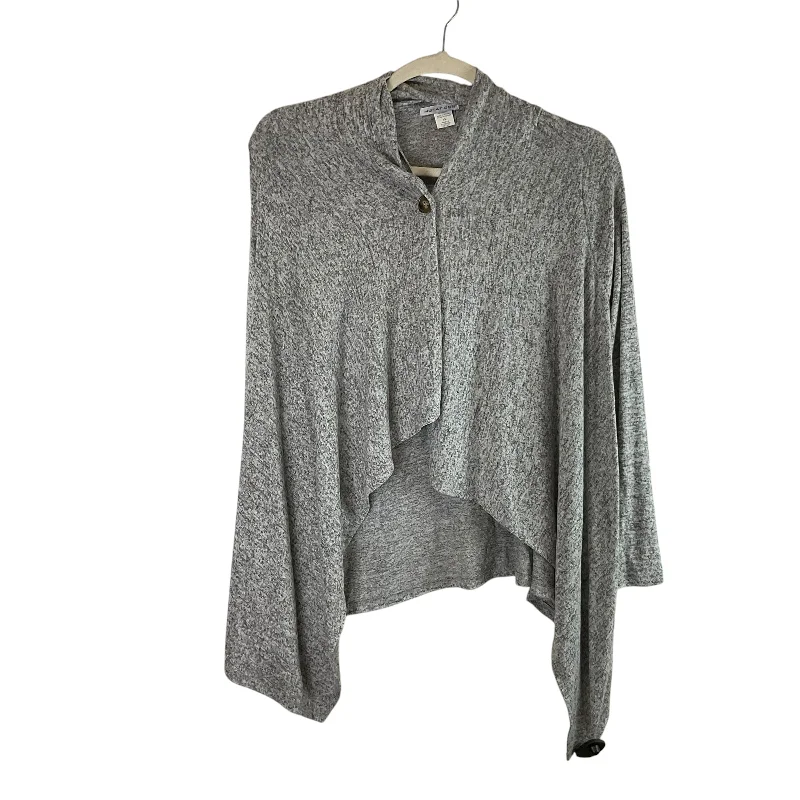 Great Bargains Cardigan By Notations In Grey, Size: Xl