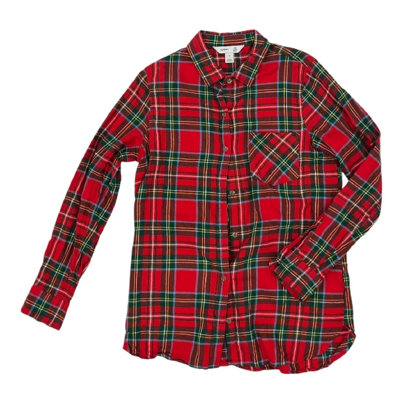 Mega Sale GREEN & RED TOP LS by OLD NAVY Size:M