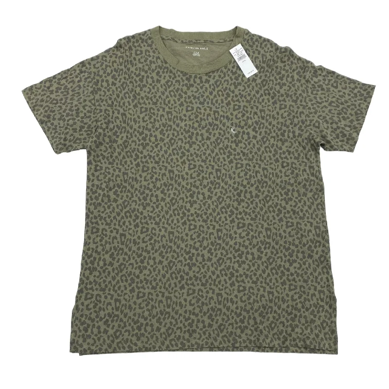 Special Promotion Green Top Short Sleeve American Eagle, Size M