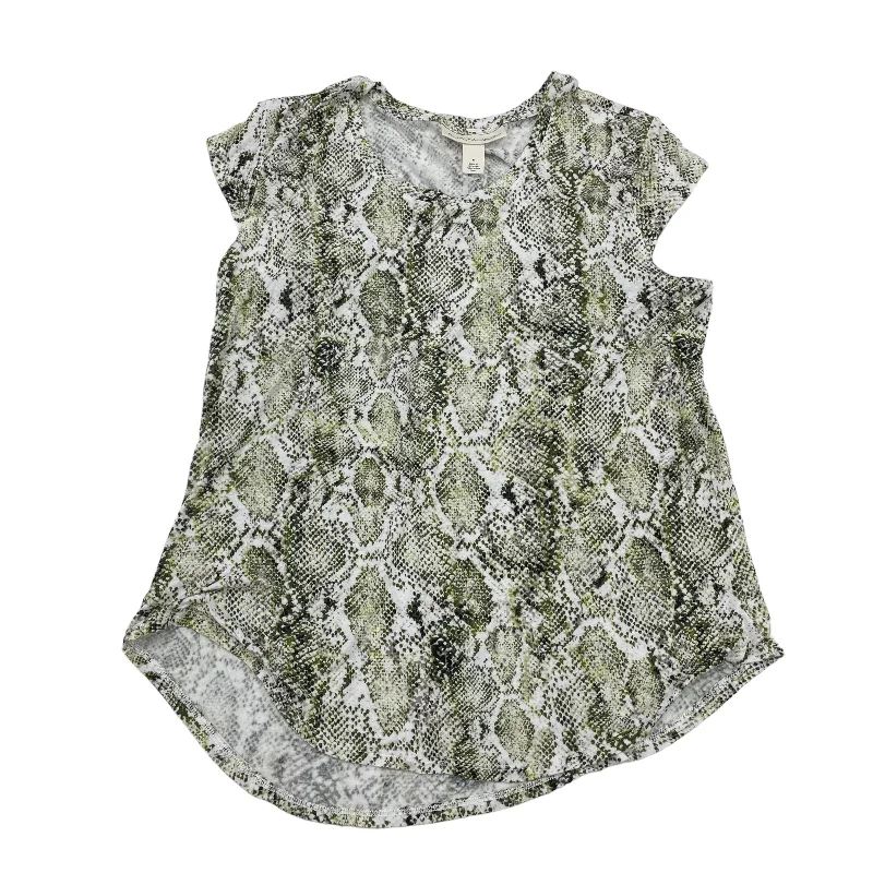 Bonus Savings Green Top Short Sleeve Emaline, Size M