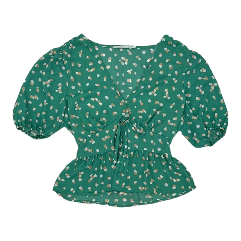 Exclusive Access Green Top Short Sleeve Lush, Size S