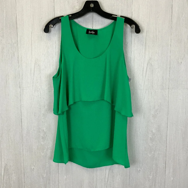Discount Deals Green Top Sleeveless By & By, Size L