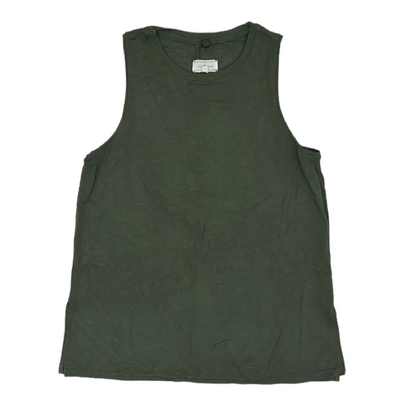 GREEN TOP SLEEVELESS by LOU AND GREY Size:S