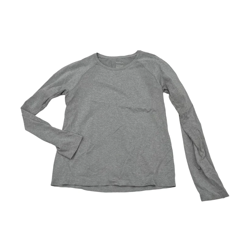 Buy More, Save More GREY ATHLETIC TOP LS CREWNECK by ALL IN MOTION Size:L