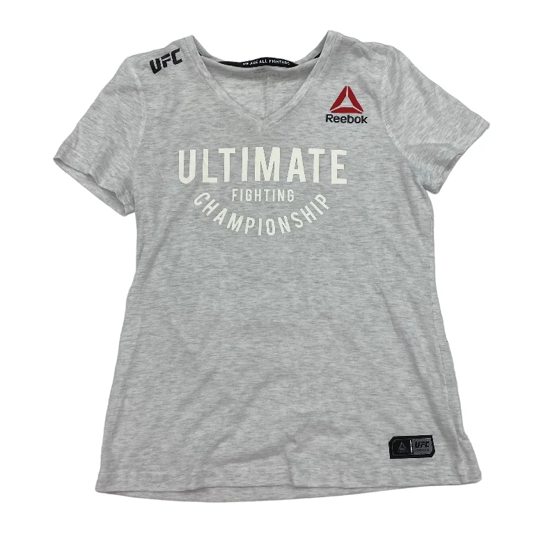 Limited Time Offer GREY ATHLETIC TOP SS by REEBOK Size:L