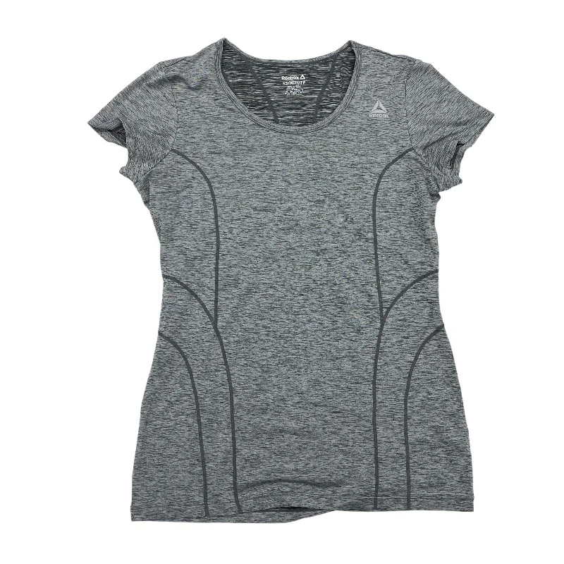 Extra Discounts GREY ATHLETIC TOP SS by REEBOK Size:XS