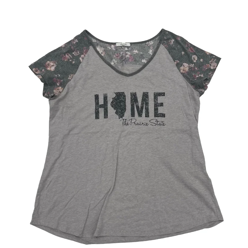 YEAR-End Clearance GREY MAURICES TOP SS, Size L