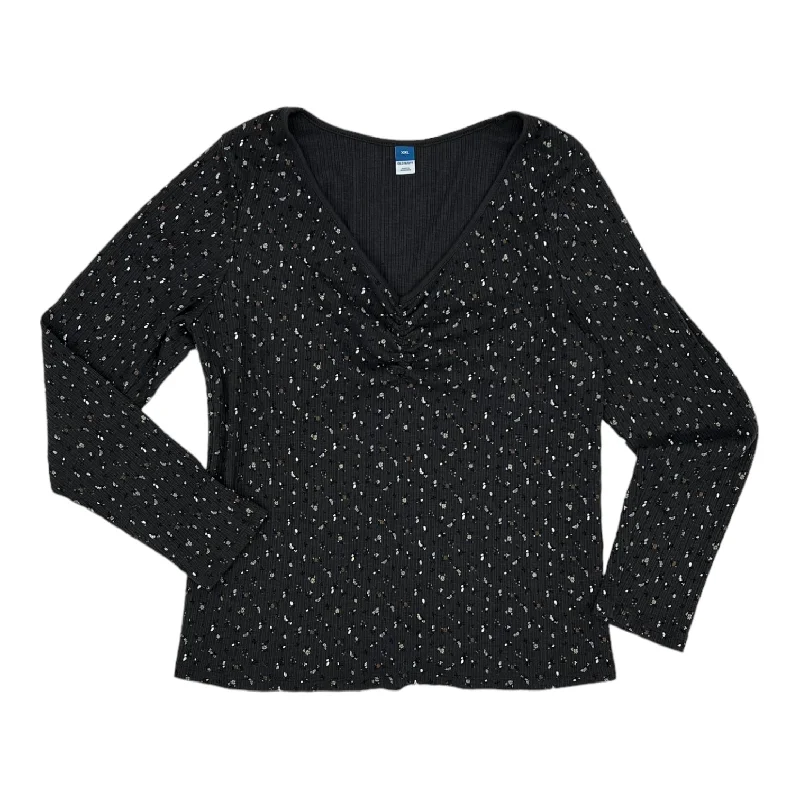 Get It Before It’s Gone GREY OLD NAVY TOP LS, Size XXL