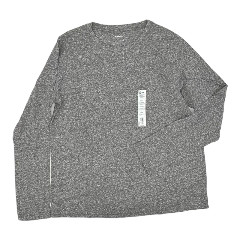 Deal Dash GREY TOP LS by SONOMA Size:L