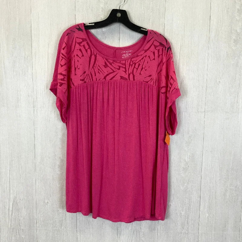 Flash Deals Hot Pink Top Sleeveless Lane Bryant, Size 2x