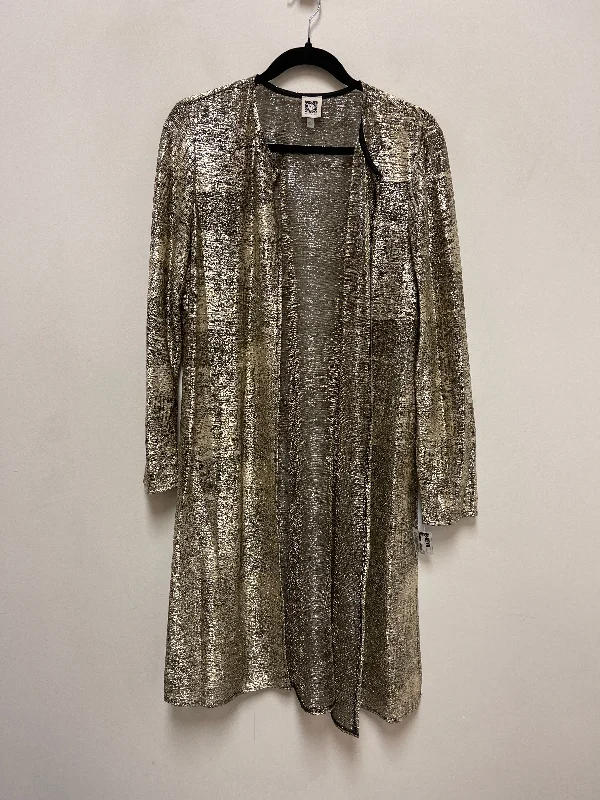 Overstock Sale Kimono By Anne Klein In Gold, Size: L