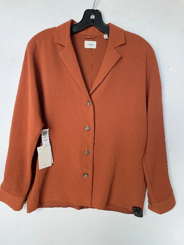 Sale Event Long Sleeve By Wilfred In Brown & Orange, Size: Xs