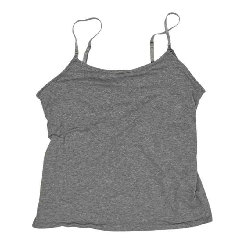 Year-End Clearance Mat Tank Top By Motherhood In Grey, Size:Xl