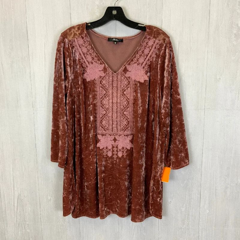 Unmissable Offer Mauve Top Long Sleeve Andree By Unit, Size M