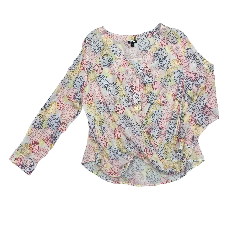 Epic Deals Multi-colored ANA TOP LS, Size 2X