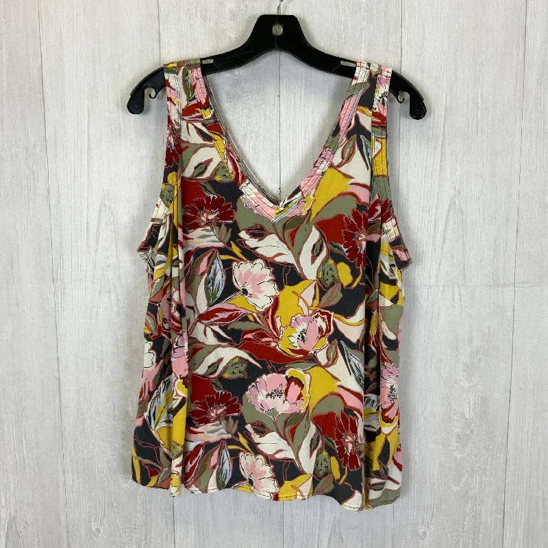 One-DAY Sale Multi-colored Top Sleeveless Torrid, Size L