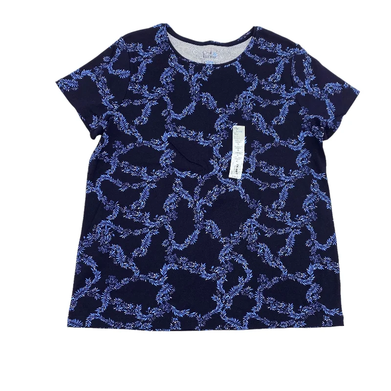 Special Offer NAVY TOP SS by CROFT AND BARROW Size:XL