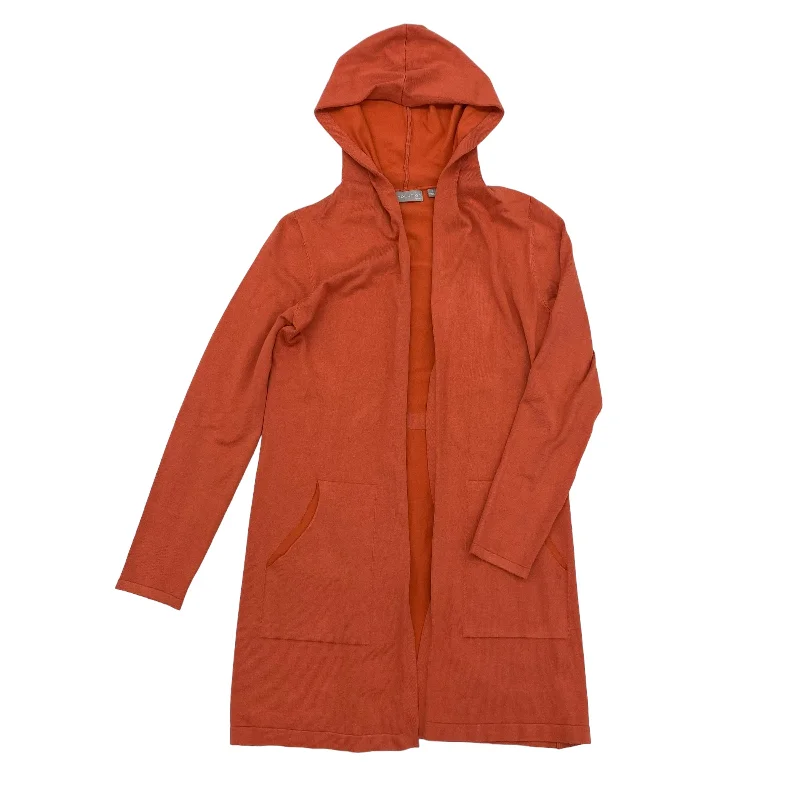 Deep Discounts ORANGE CARDIGAN by EVOLUTION Size:S