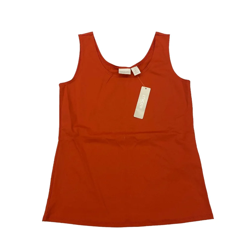 Blowout Deals ORANGE CHICOS TANK TOP, Size S