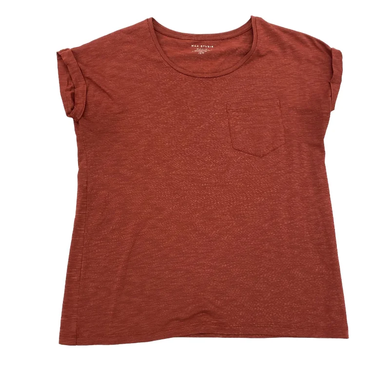 Limited Time ORANGE MAX STUDIO TOP SS BASIC, Size XS