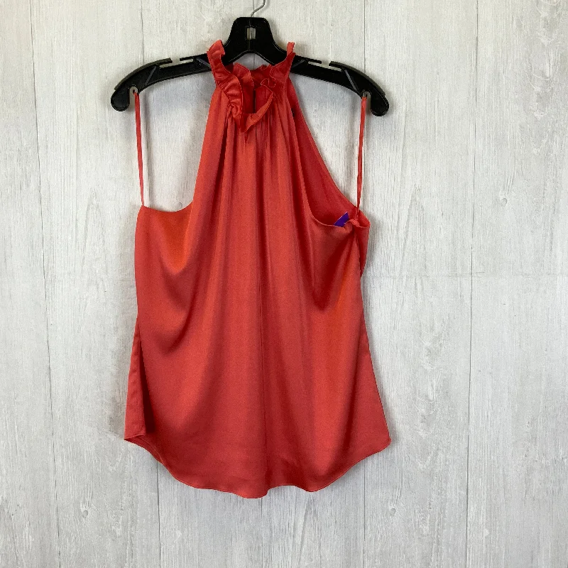 Online Exclusive Orange Top Sleeveless White House Black Market, Size M