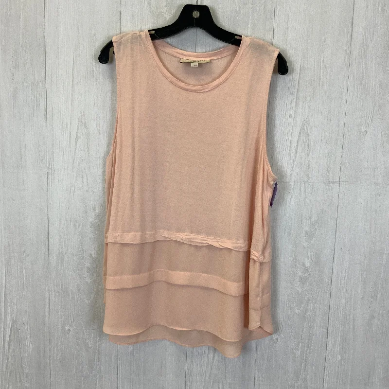 Markdowns Peach Top Sleeveless Loft, Size Xxl