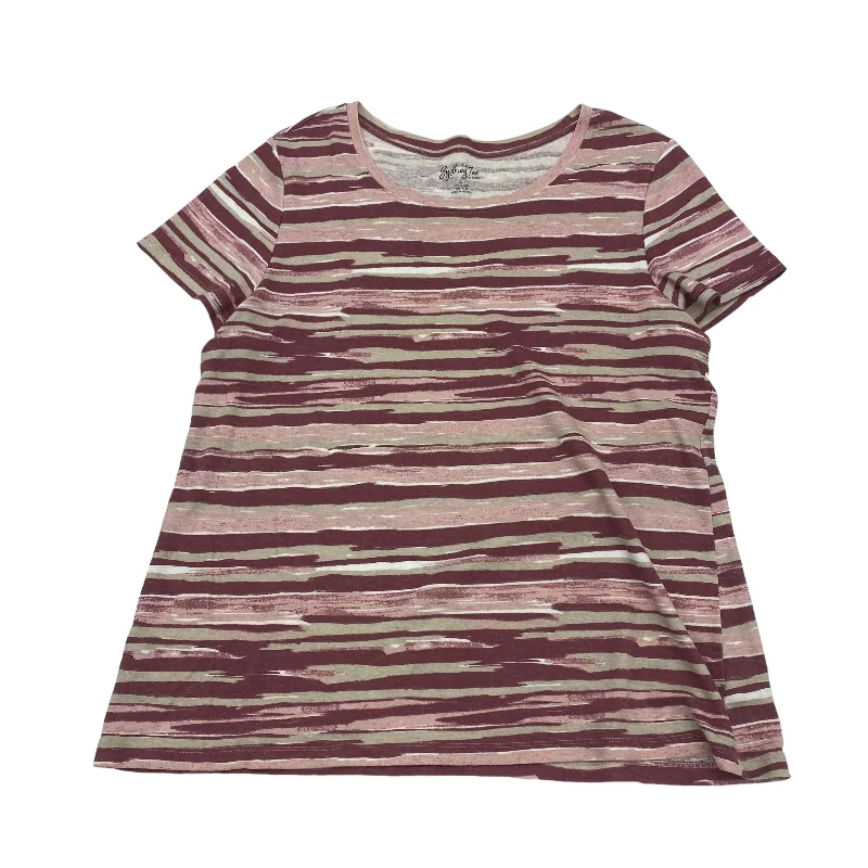 Clearance Event Pink Top Short Sleeve Bay Studio, Size L